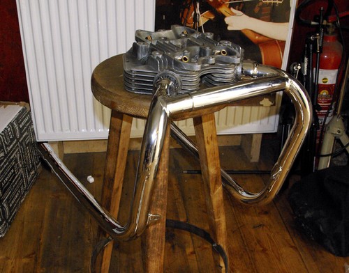 650 tr6 t120 - t120, pipes